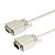 CABO EXTENSÃO PARA MONITOR VGA DB15HD M X F  5M BEGE - Imagem 1