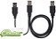 CABO EXTENSAO USB 2.0 HD Y  1 USB MACHO   2 USB A MACHO  PRETO - Imagem 1