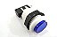 CHAVE BOTAO AZUL  COM MICROSWITCH 2T 6A  PBS-29 - Imagem 1