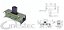 CHAVE FUNCOES 24T 3P EIXO LATERAL  HORIZONTAL - Imagem 1