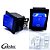 CHAVE GANGORRA GRANDE 2P 4T 15A  250V KCD4 201N AZUL - Imagem 1
