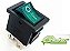 CHAVE GANGORRA PEQUENO 4T 2P 6A X 250V VERDE COM LUZ KCD1-104N - Imagem 1