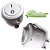 CHAVE GANGORRA REDONDA 2T 2P 6A x 250V KCD1-106 101 - BRANCO - Imagem 1