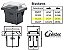 CHAVE GANGORRA MG  BIPOLAR COM PROTECAO 4T 15A 120V10A 250VCA 30223 - Imagem 1
