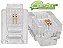 CONECTOR / PLUG RJ11 2 VIAS 6P2C  - PARA HAND SET - Imagem 1