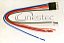 CONECTOR COM FIO / CABO MODU MACHO 6 VIAS - MO-8576 - Imagem 1