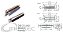 CONECTOR DB37 MACHO SOLDA FIO 180 graus - Imagem 1