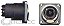 CONECTOR EMBUTIR SPEAKON M BASE QUADRADA - Imagem 1