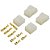 CONECTOR EMENDA MACHO E FEMEA 4 VIAS - FASTON - Imagem 1