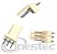 CONECTOR KK 03 PINOS 2,54MM  CADA 5 PECAS  DS1070 - Imagem 1