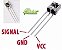 DIODO RECEPTOR INFRA RED 3 TERMINAIS BLINDADO - 37,9KHZ - SEB1-F - Imagem 1