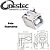 JACK CONECTOR USB B FEMEA - PCI 90° - YH-USB-03 - Imagem 1