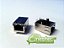 JACK  RJ45  8 VIAS  PARA PLACA 90 graus BLINDADO COM 2 LEDS - Imagem 1