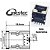 JACK RJ45 8 VIAS PARA PLACA 90 graus - BLINDADO - Imagem 1