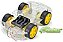 KIT ARDUINO ROBO  CARRO CHASSI 4 RODAS  4WD - Imagem 1