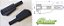 PINO BANANA DE SEGURANCA 4mm PRETO PB 981 COM DERIVACAO - Imagem 1