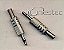 PLUG P2M METALICO ESTRIADO - Imagem 1