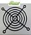 TELA  / GRELHA METAL. 120 X 120MM  PRETO - Imagem 1