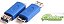 ADAPTADOR  USB A FEMEA X MICRO USB MACHO 5P 3.0 - Imagem 1