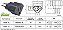 ADAPTADOR FEMEA 2P T PARA 3P PADRAO  ADP2-33 - 10A - PRETO - Imagem 1