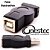 ADAPTADOR USB A MACHO X USB B FEMEA - Imagem 1