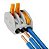 CONECTOR DE DERIVACAO ALAVANCA tipo WAGO  3 TERMINAIS CMK-413 - Imagem 1