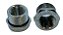 ADAPTADOR REDUTOR METAL M25 PARA NPT 1/2  KIT 3PÇS - Imagem 2