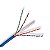 CABO LAN UTP 4 PARES CAT5E AZUL ANATEL / INMETRO O METRO - Imagem 1