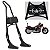 Sissy Bar Fixo Alto para SOFTAIL (Slim, Street Bob) Harley-Davidson - Imagem 3