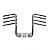 Guidão APE HANGER Seca Sovaco (1" Paralelo) para Harley-Davidson - Imagem 1