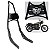 Sissy Bar Fixo Alto para METEOR 350 Royal Enfield - Imagem 1