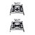 Sissy Bar Fixo Baixo para SHADOW (750) 2005-2010 Honda - Imagem 10