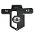 Suporte de Placa Lateral (Novo) DYNA e SPORTSTER (parafuso amortecedor) Harley-Davidson - Imagem 3