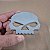 Emblema (Brasão de Metal) para Sissy Bars Skull Custom - Imagem 3