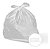 100unid Sacos De Lixo Resistente - 100l - Preto - Imagem 1