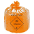 Sacos De Lixo Tóxico Laranja - 100 Litros - 100 Unid - Imagem 2