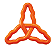 Kong Flyangle Assorted Orange Large - Imagem 1