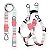 Kit Guia Premium + Peitoral Americano Candy Dog Trip Brasil - Imagem 1