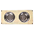 Comedouro e bebedouro Old Saloon Patina duplo - Imagem 5