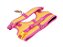 Kit Peitoral Colete Califórnia Yellow Inverse + Guia Amarelo e Pink - Allure Pets - Imagem 1