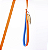 Kit Peitoral Colete Califórnia Blue Inverse + Guia Azul e Laranja - Allure Pets - Imagem 8