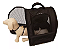 Mochila Transporte Ransel para Cães e Gatos Preta - São Pet - Imagem 3