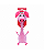 Pelúcia Kong Shakers Bobz Pig Medium - Imagem 1