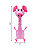 Pelúcia Kong Shakers Bobz Pig Medium - Imagem 3