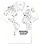 Polo Lacoste Edição World Wide Mapa Original - Imagem 1