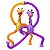 Kit 2 Pop It Girafa Estica e Gruda Anti-Stress Infantil - Imagem 1