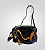 Bolsa Pequena em Couro Preto com Charms/ Luiza Barcelos - Imagem 5