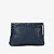 Bolsa De Ombro Couro/ Cinza Alasca e Azul Lunar - Imagem 9