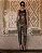 Top Peplum Pied Poule/ Preto/ Murau - Imagem 4