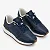 Tênis Jogger de Couro / Azul Montana e Blanc Snake/ Jorge Bischoff - Imagem 3